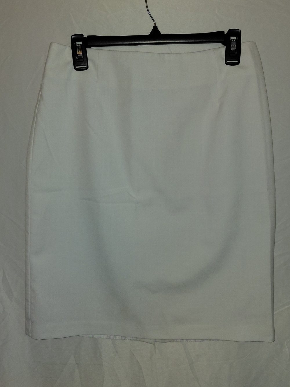 Dress Barn White Pencil Skirt - Sleek Office Staple #2247